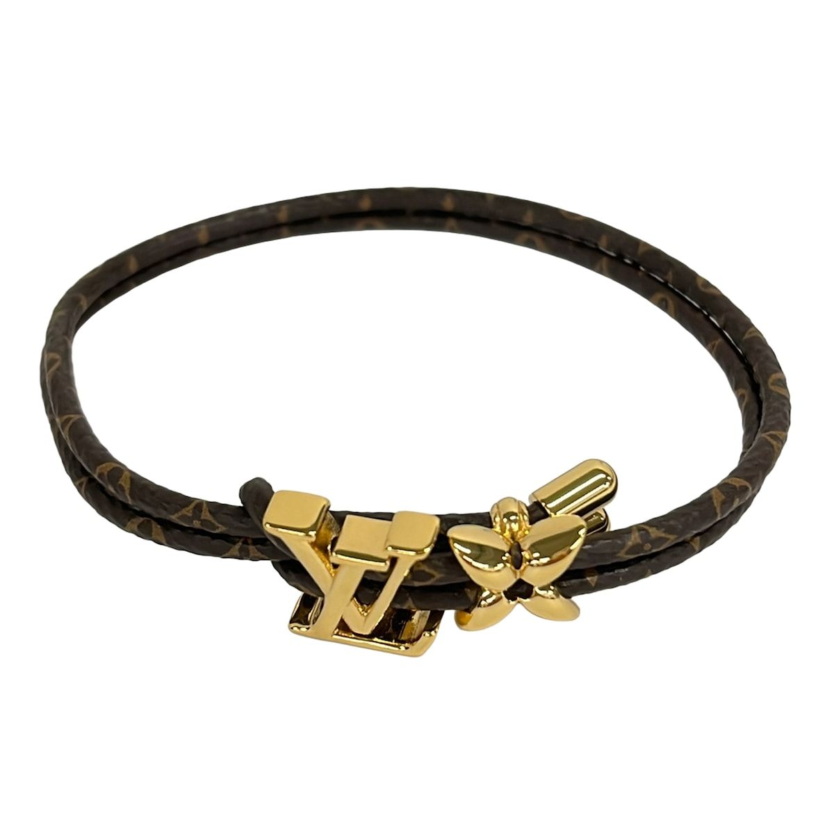LOUIS VUITTON(ルイヴィトン) ブレスレット美品 ブレスレット・LV ブルーム M8416Z モノグラム･キャンバス×ゴールド