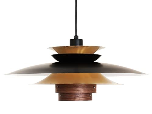 アンプリムル ペンダントライト 照明 おしゃれ LEDペンダントライト 1灯 E26 天然木 スチール ダイニング 玄関 寝室 カフェ 北欧 ナチュラル モダン インダストリアル 照明器具 電球別売 ブラック ゴールド ウォールナット ayl c206adb4