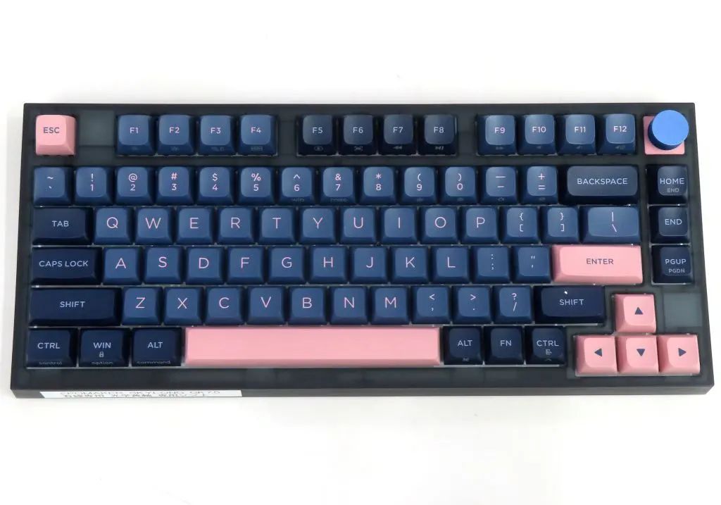 【中古】PCハード SKYLOONG 有線 GK75 ガスケット・マウント メカニカルキーボード(英語配列/Iceberg Optical Yellow)