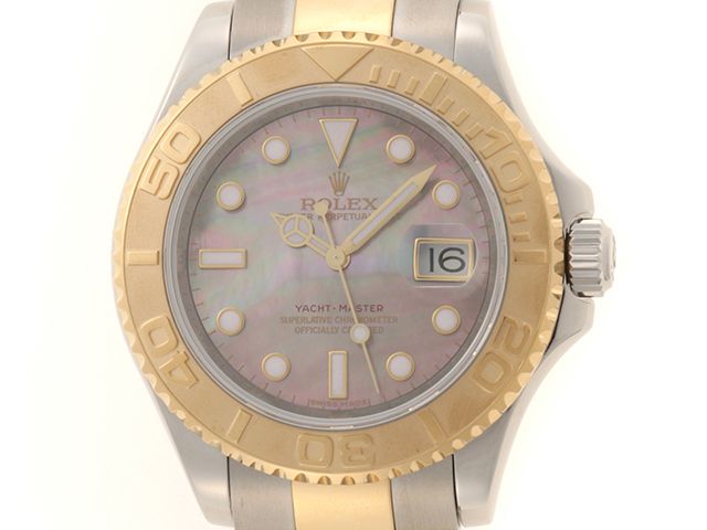 ROLEX ロレックス ヨットマスター 16623NC 腕時計 K18イエローゴールド K18YG/ステンレススチール ブラックシェル文字盤 自動巻き メンズ【中古】【472】HK