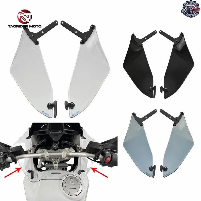 DESERT-X フロントサイドウインドシールド ウインドスクリーン ハンドシールド ウインド ハンドガード パネル DUCATI 2022 2023 2024