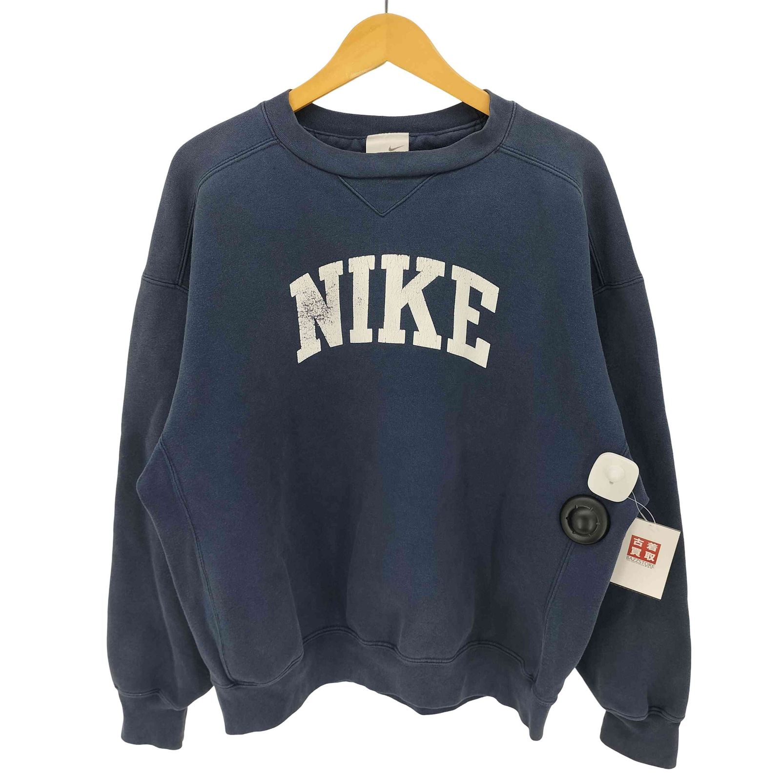 ナイキ NIKE 00S フロント プリント REVERSE型 前Vガゼット スウェット