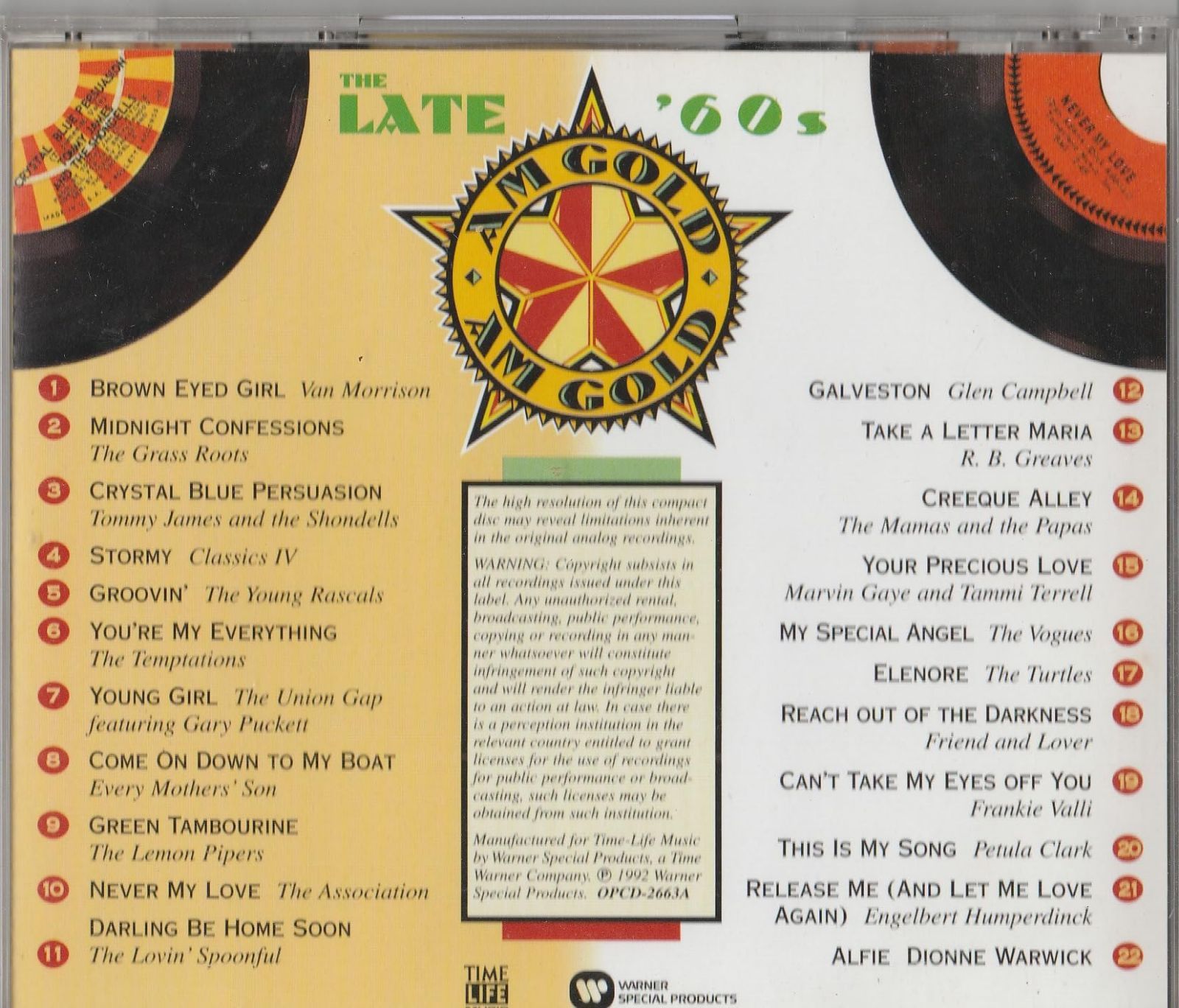 【CD】Am Gold Late 60's