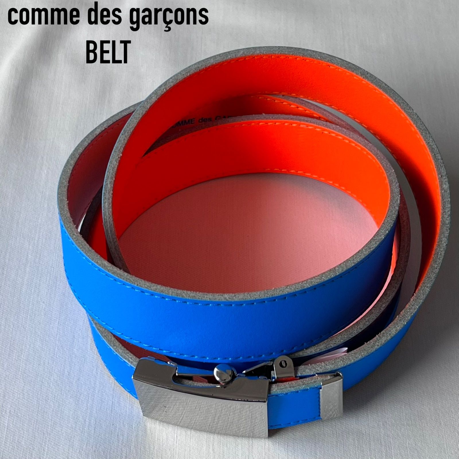 comme des garçons コムデギャルソン ベルト ガチャベルト sa0910sf ネオン