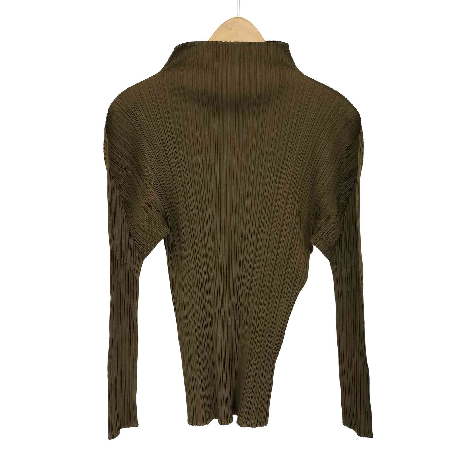プリーツプリーズイッセイミヤケ PLEATS PLEASE ISSEY MIYAKE モックネックプリーツカットソー レディース JPN：4