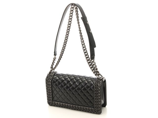 CHANEL シャネル バッグ ボーイシャネル25 マトラッセ チェーン