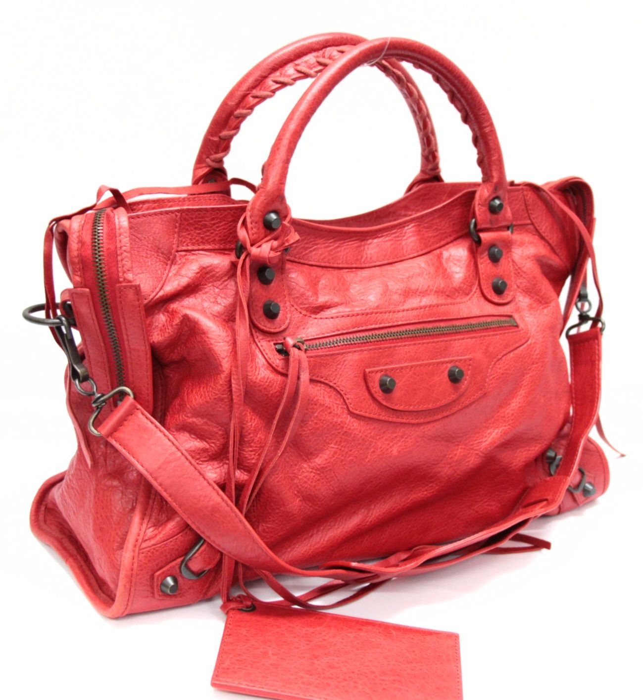 美品 バレンシアガ BALENCIAGA ザ シティ ハンドバッグ 2WAYバッグ