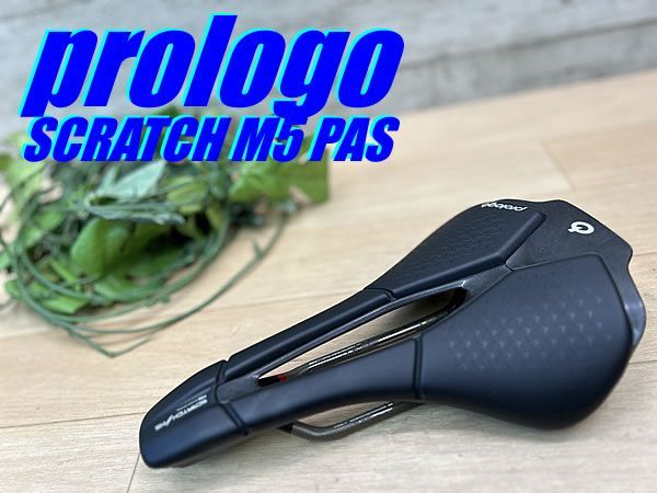☆ テルスポ イチ推し!! 美品!! prologo SCRATCH M5 PAS Tirox 250×140mm 216g プロロゴ スクラッチ ショートノーズサドル ロード ミニベロ クロス MTB M-1750