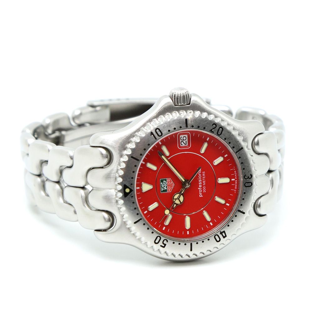 楠本質店/元住吉】タグホイヤー TAG HEUER WG111C 赤文字盤