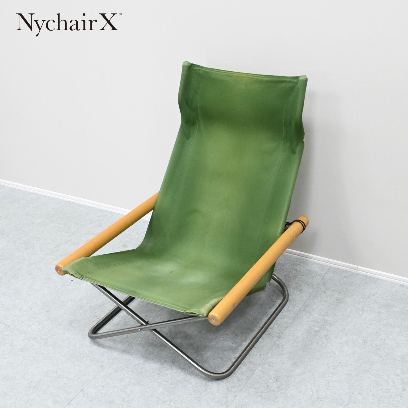 激安！ハイバックチェア (グリーン) ☆藤栄☆NychairX ニーチェアエックス ハイバックチェア ナチュラル