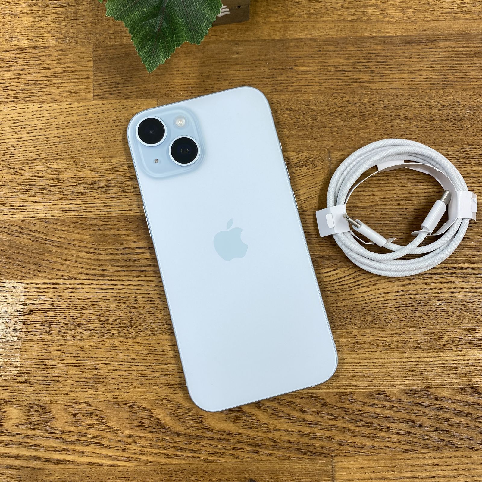 iPhone 15 128GB ブルー 新品同様 SIMフリー - メルカリ