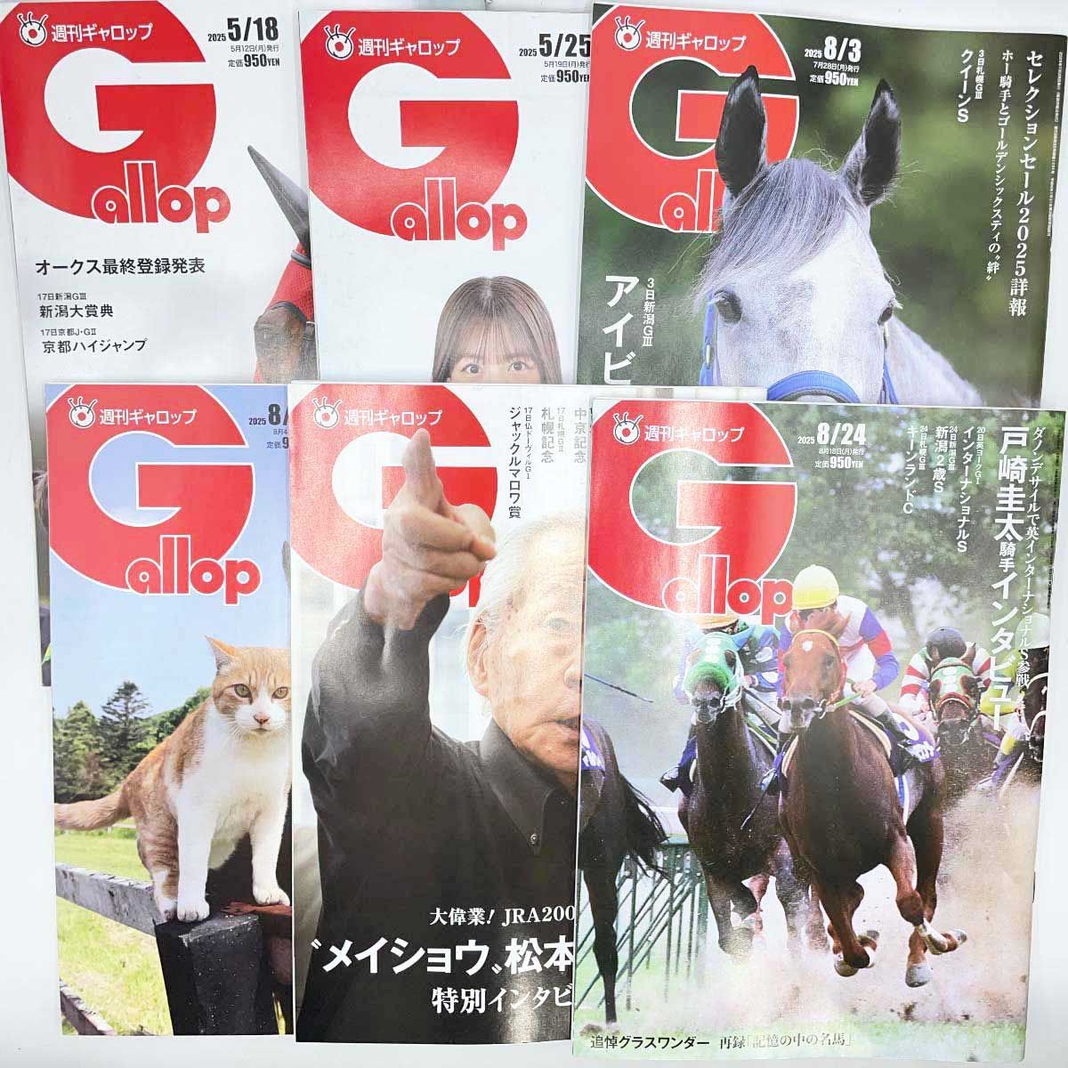 25冊セット] 週刊Gallop 2025年22冊(1～12月) / 2026年3冊(1～3月