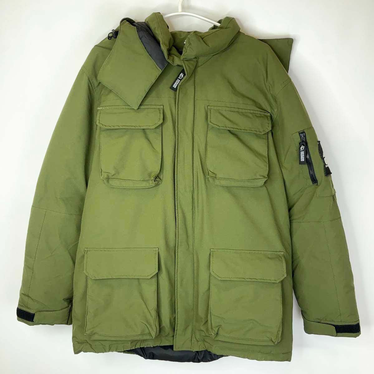   ダウンジャケット Mサイズ オリーブ CAMP7 キャンプ7 EXPLORER ダウンジャケット M オリーブ メンズ - メルカリ