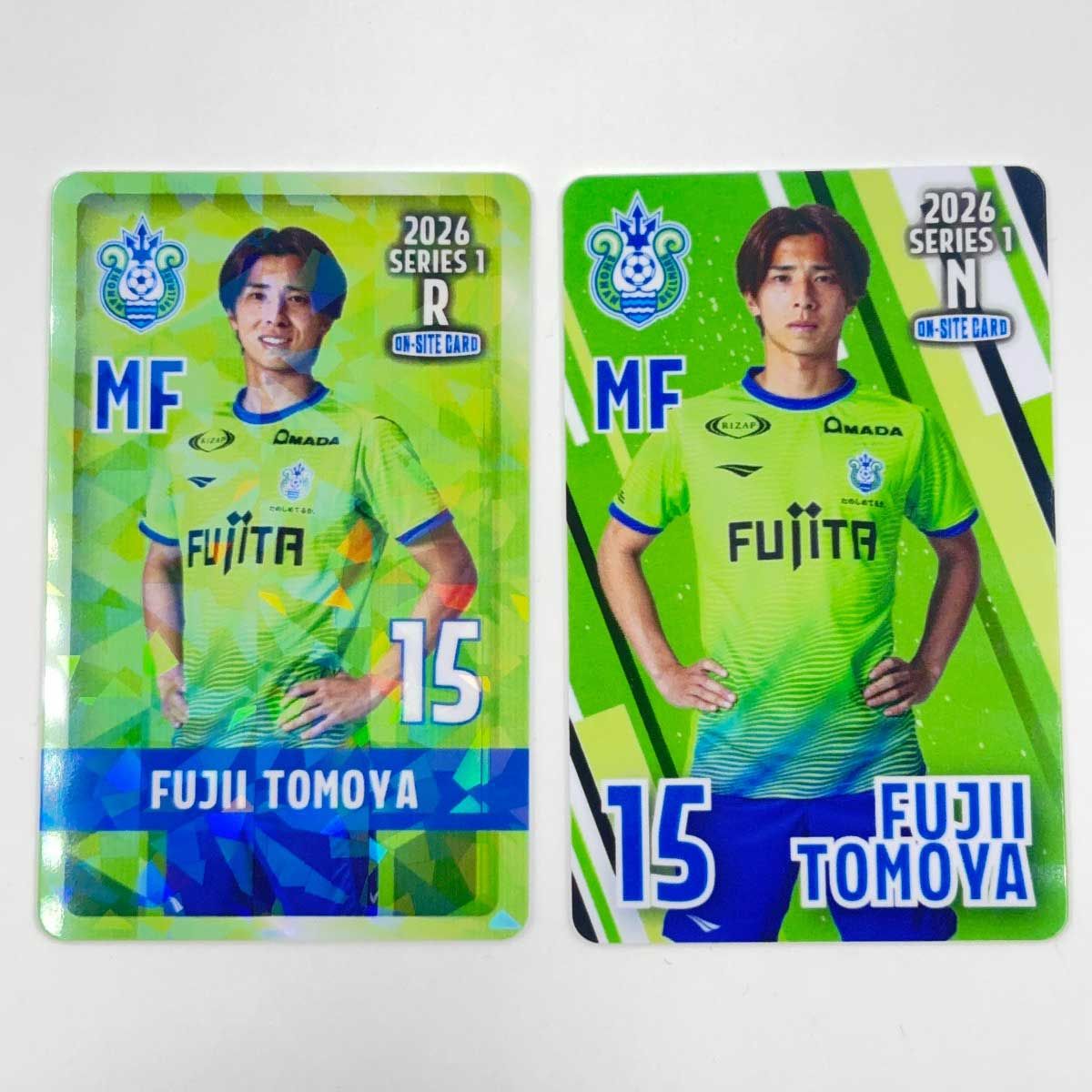 2枚セット] 2026 湘南ベルマーレ オンサイトカード 藤井智也 R+N