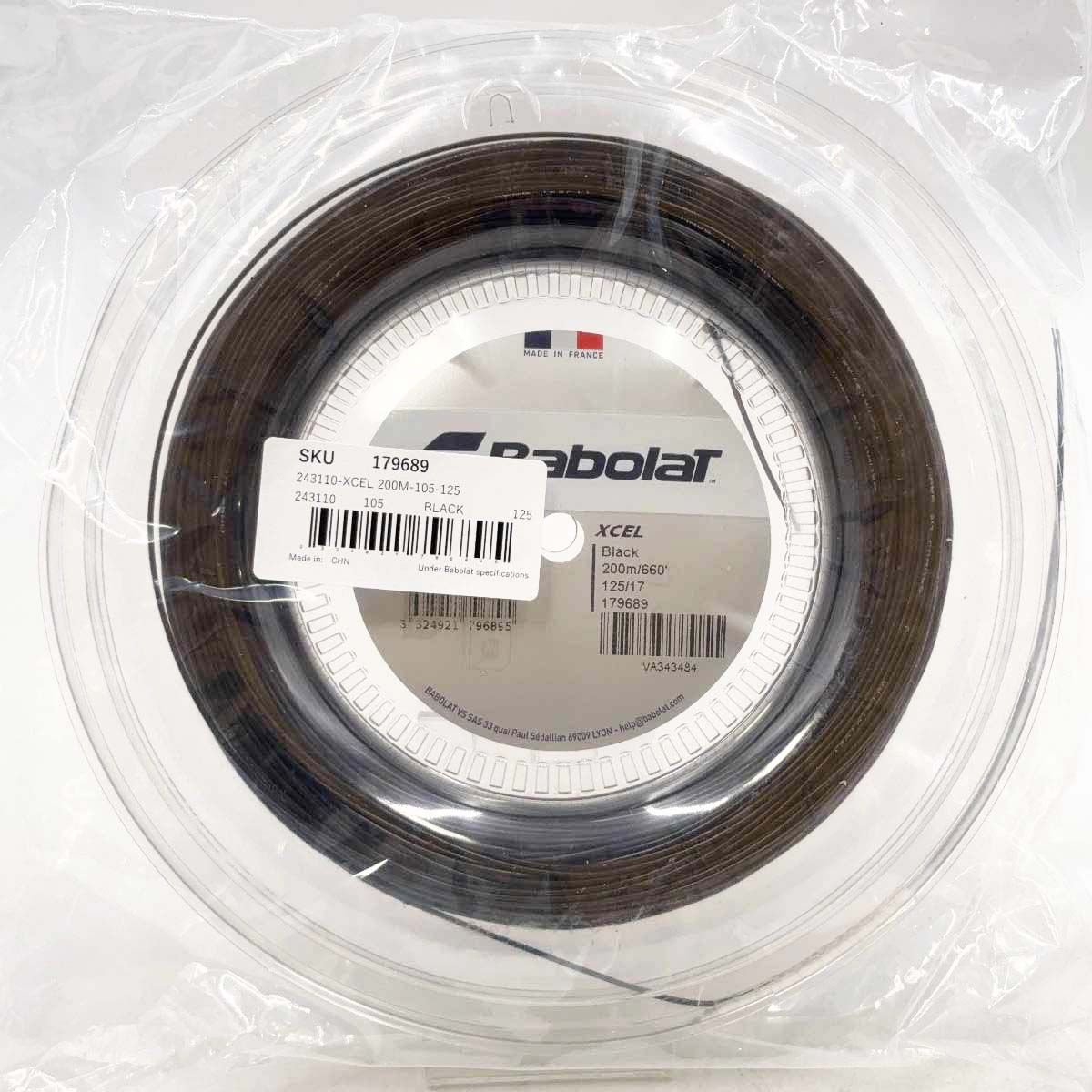未使用】バボラ XCEL エクセル 125 硬式 テニス ストリング ガット 