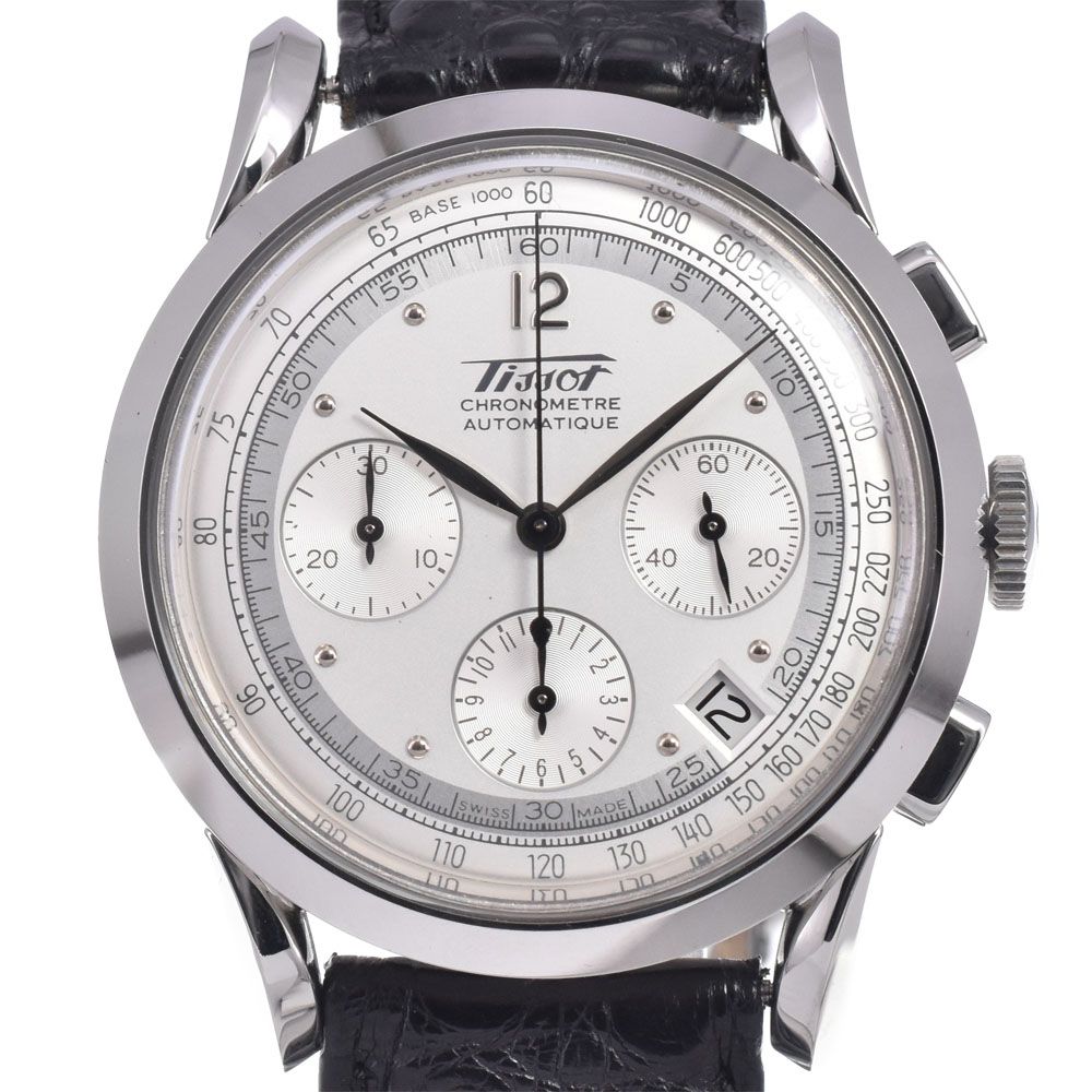 ティソ TISSOT T124427A ヘリテージ150 世界限定 シルバー 自動巻き メンズ 美品 腕時計 J#147924