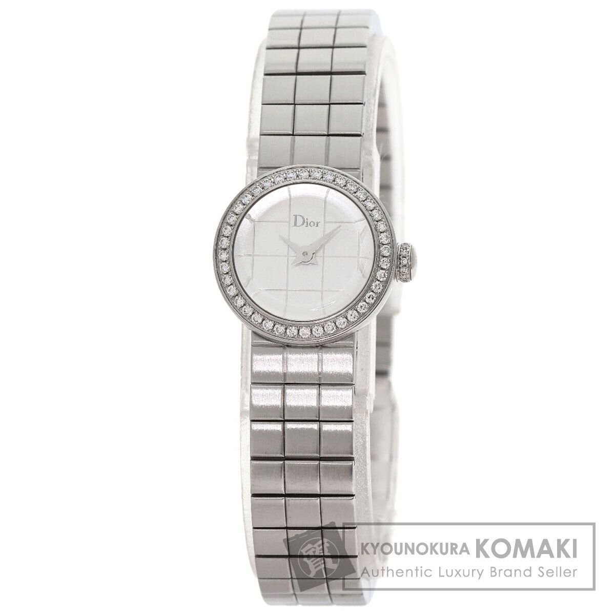 CHRISTIAN DIOR クリスチャンディオール CD040111 ラ ディ ドゥ ディオール 腕時計 SS SS ダイヤモンド レディース [中古]