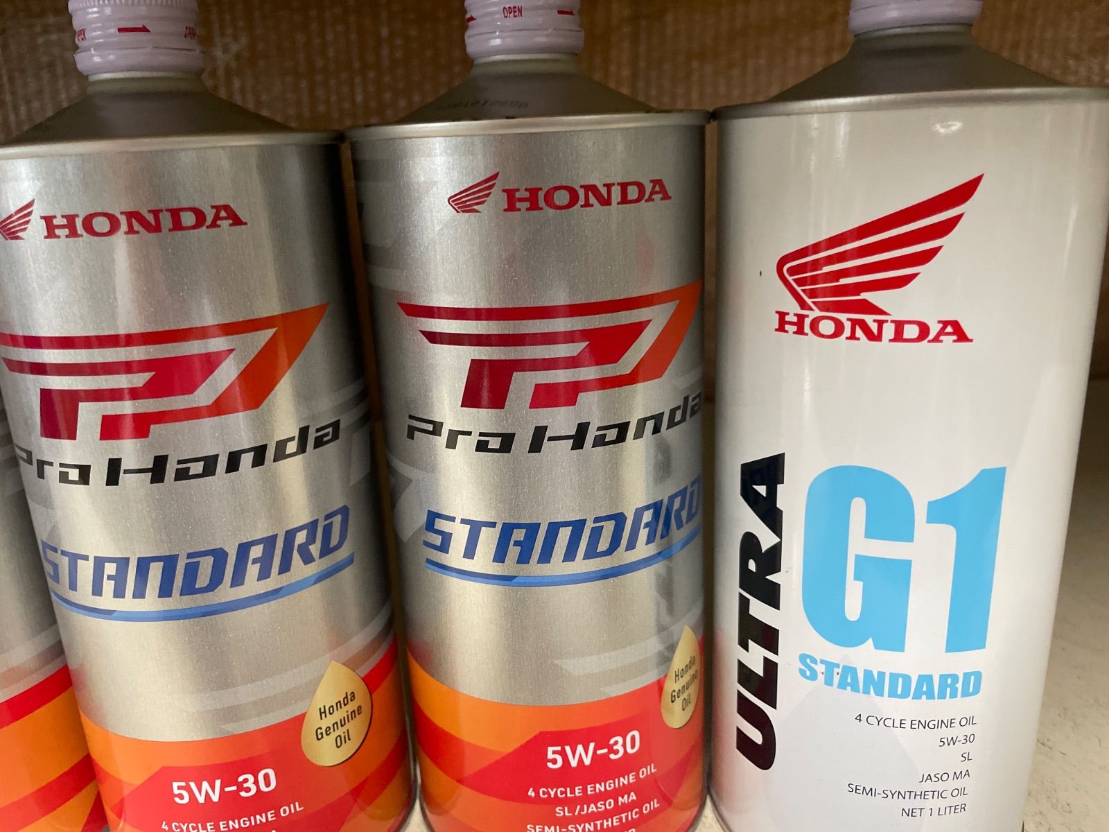 ◦☆【訳あり品】プロホンダ・スタンダード5W30 1L 4缶