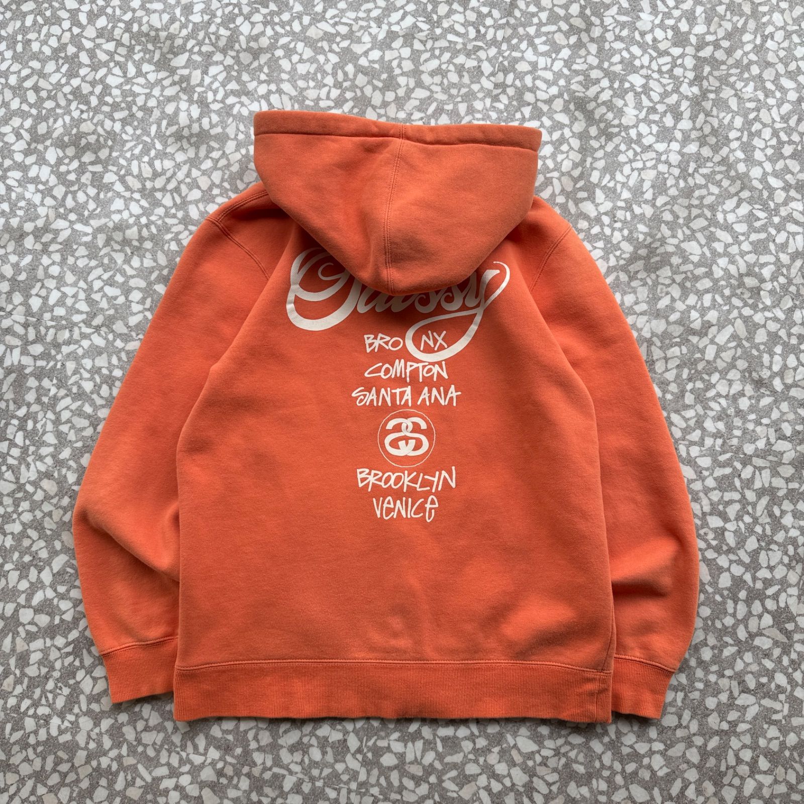STUSSY / world tour zip hoodie ステューシー ワールドツアー 肉厚