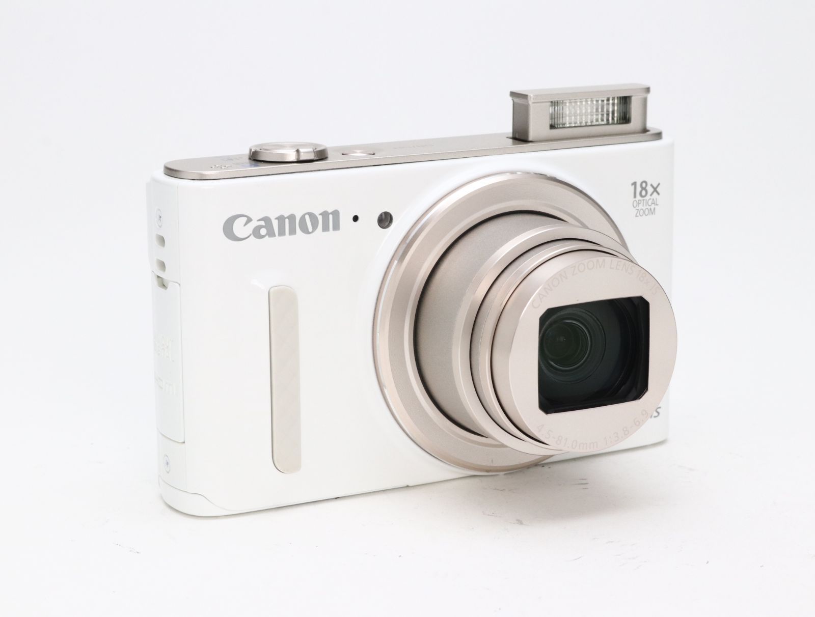 A (美品) Canon キヤノン PowerShot SX610 HS ホワイト 初期不良返品