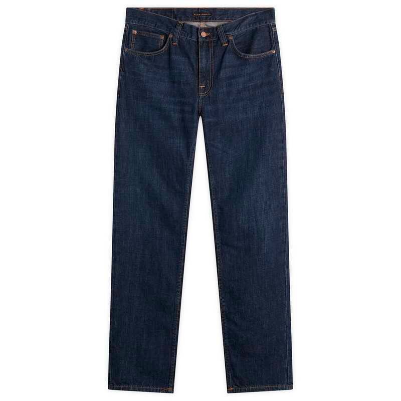 ヌーディージーンズ メンズ ボトムス デニムパンツ ストレート Nudie Jeans Co Gritty Jackson Straight Leg Jeans Aged Indigo インディゴ