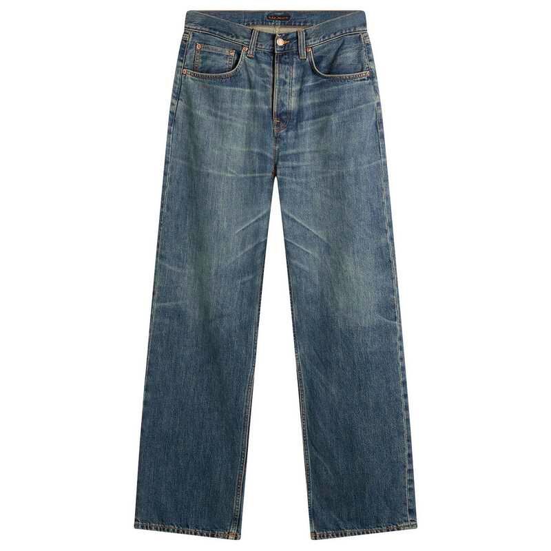ヌーディージーンズ メンズ ボトムス デニムパンツ ワイドレッグ Nudie Jeans Co Tuff Tony Wide Leg Jeans Thriller Tracks