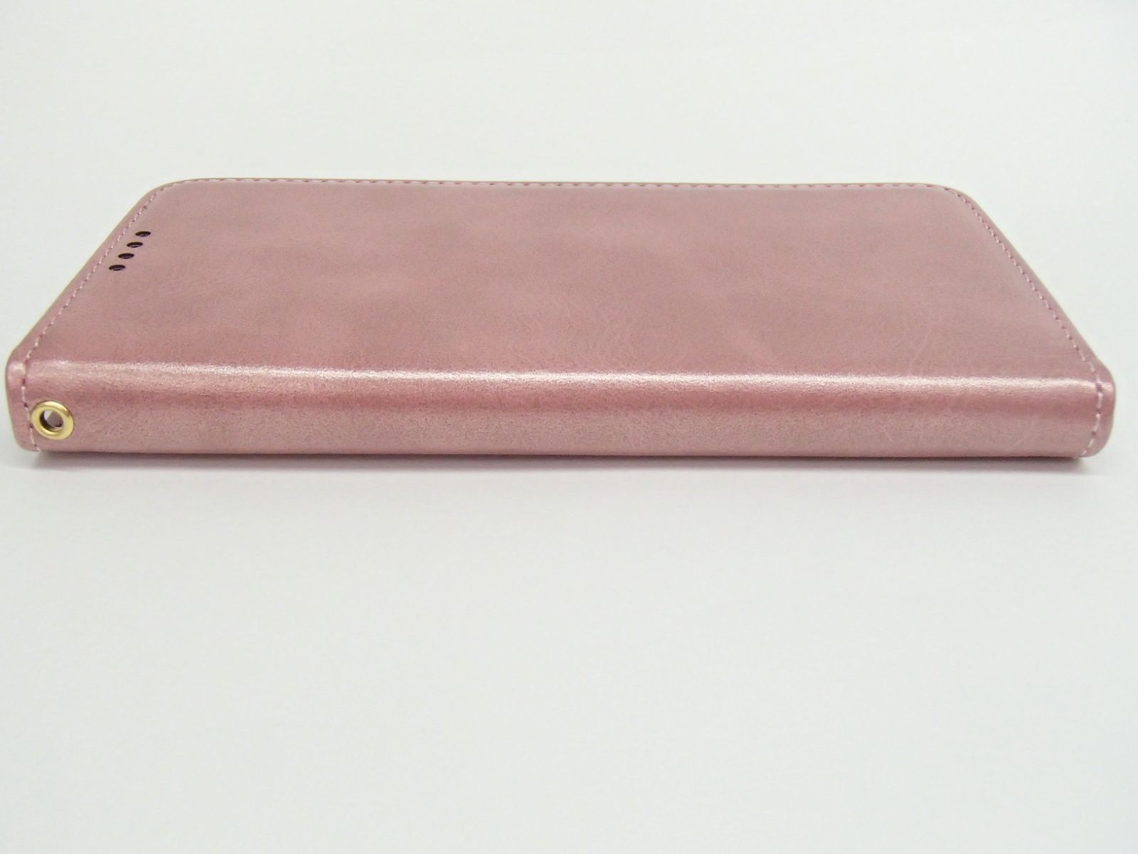 らくらくスマートフォン me F-01L/F-42A 手帳型ケース ピンク/ゴールド
