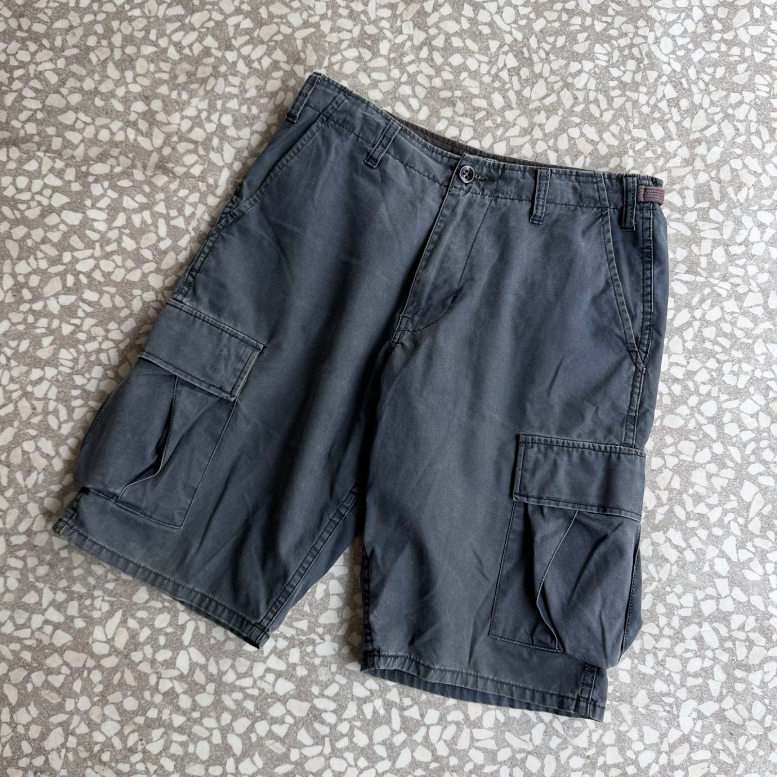 STUSSY / 00’s fade cargo size 32 ステューシー オールドステューシー Y2K カーゴパンツ ハーフパンツ スケートボード ストリート ユニセックス バギー 横ノリ sk8