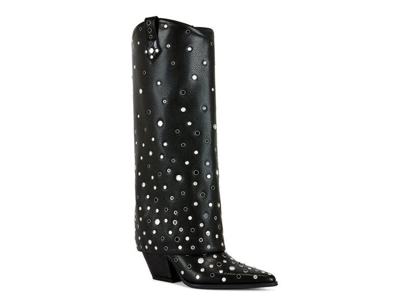 アザレア ワン レディース シューズ ブーツ・レインブーツ Azalea Wang Madlock Western Boot Black ブラック