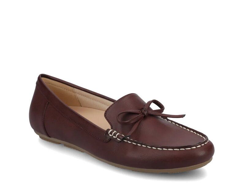 ジャーニー レディース シューズ スリッポン・ローファー Journee Novella Loafer Oxblood Red レッド