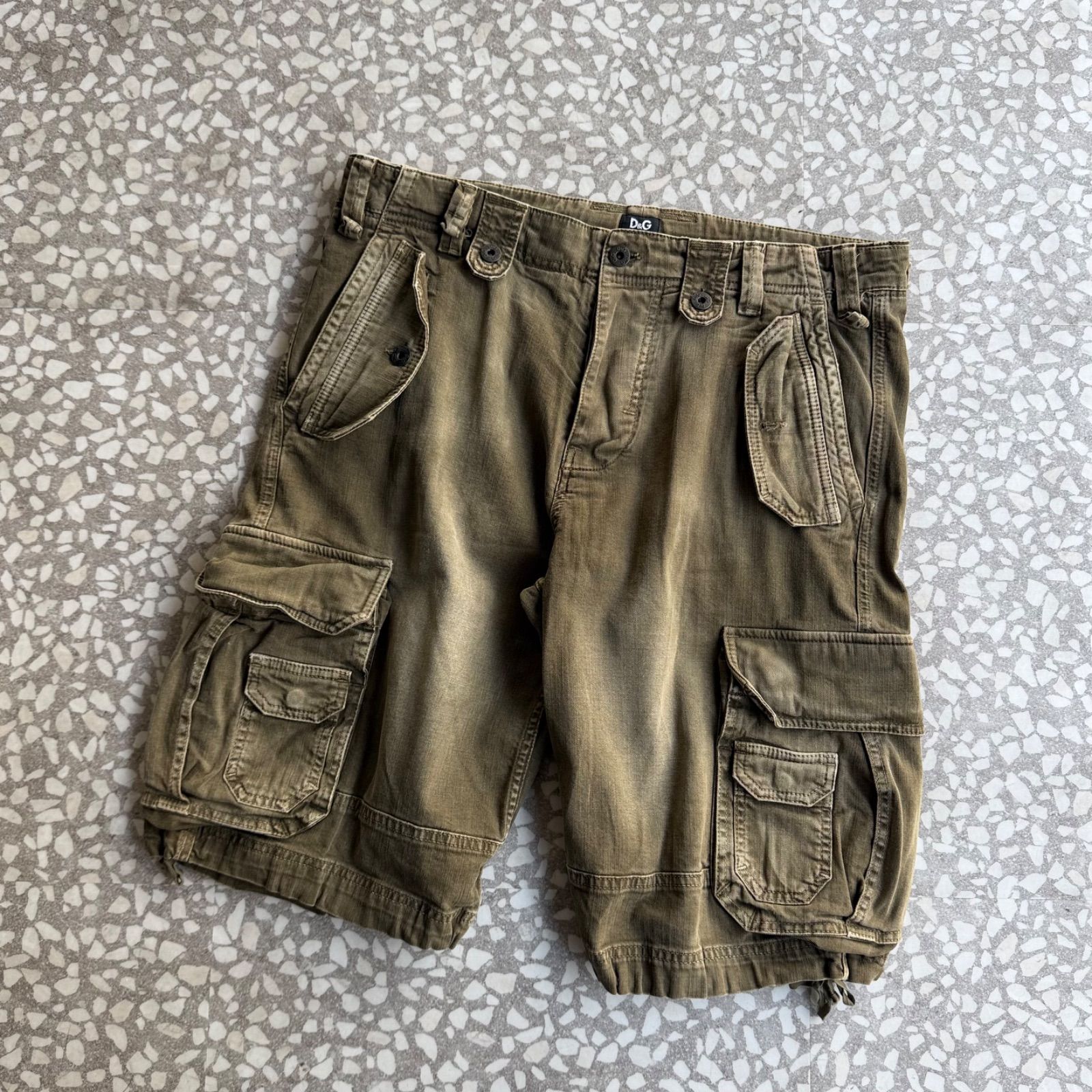 Dolce & Gabbana / 00’s Olive Cargo size 50 ※日本サイズL相当 ドルガバ アーカイブ オリーブカーゴ 太め ストリート ユニセックス