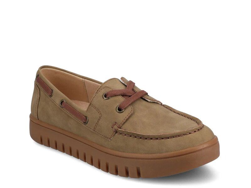 ジャーニー レディース シューズ デッキシューズ Journee Marion Boat Shoe Mocha モカ