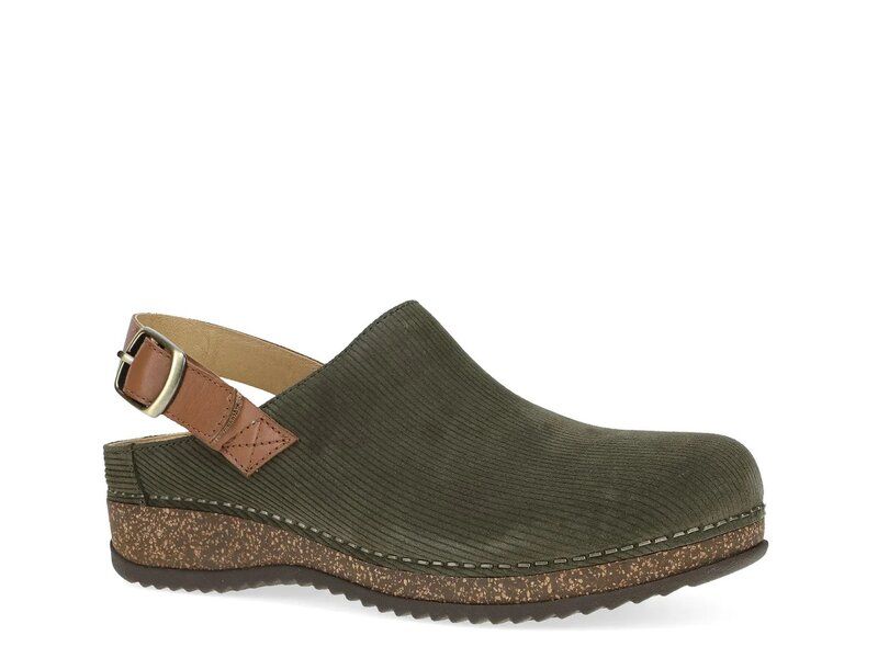 ダンスコ レディース シューズ サンダル Dansko Merrin Clog Olive Green Suede グリーン