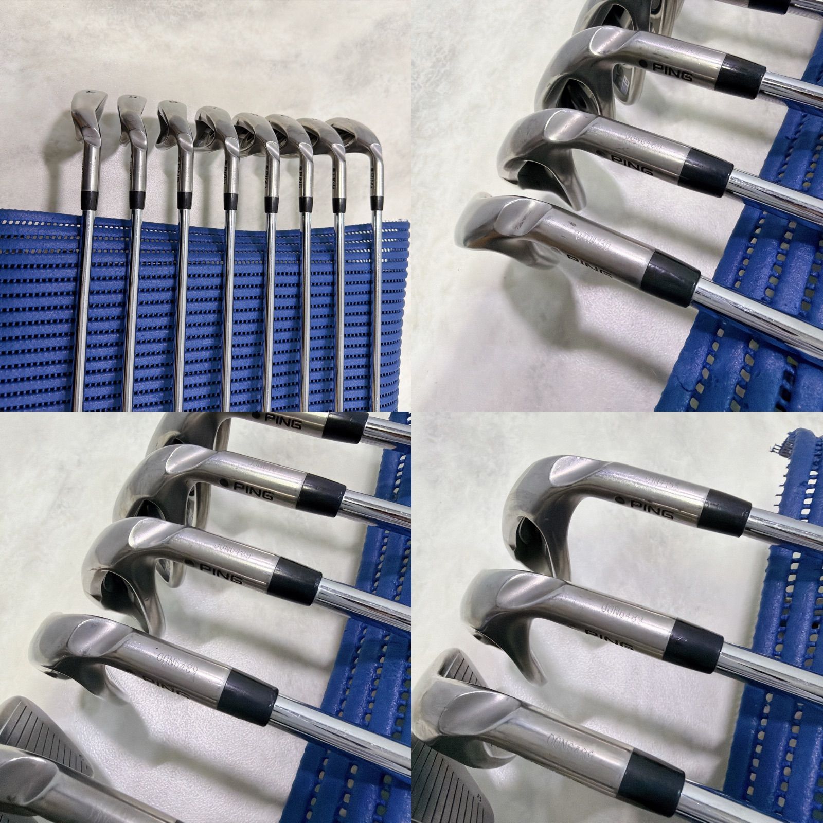 希少 PING ピン G アイアン 8本セット 4-PW.UW 純正スチール