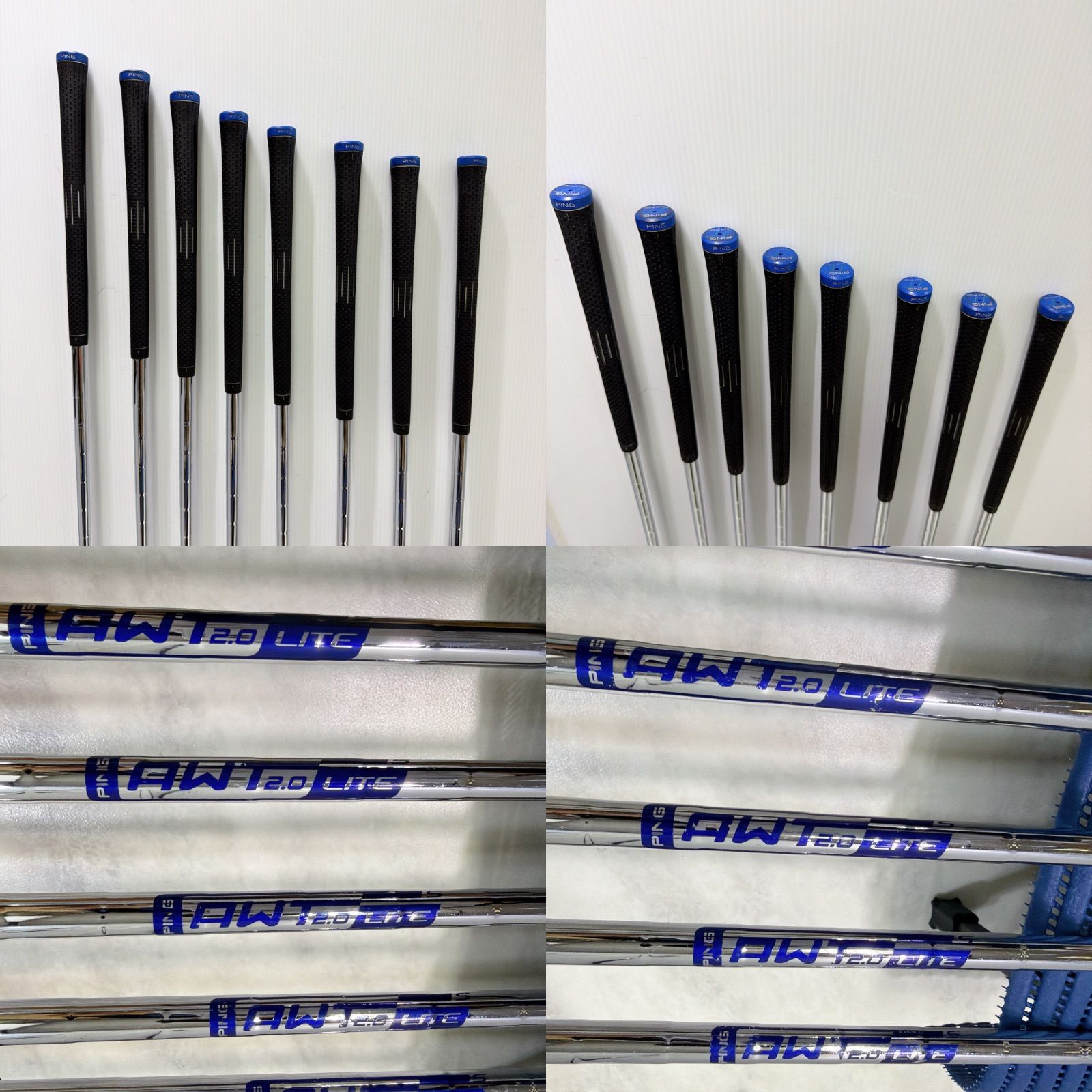 希少 PING ピン G アイアン 8本セット 4-PW.UW 純正スチール 