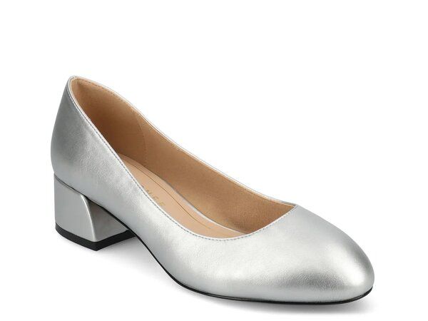 ジャーニー レディース シューズ パンプス Journee Saarii Pump Silver Metallic シルバー