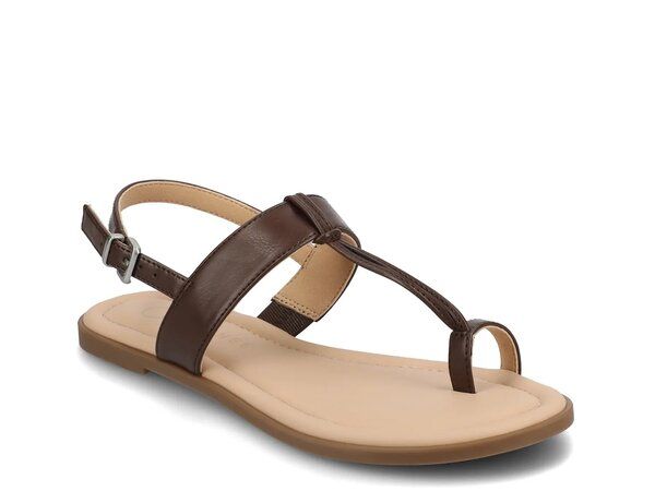 ジャーニー レディース シューズ サンダル Journee Gerra Sandal Dark Brown ブラウン