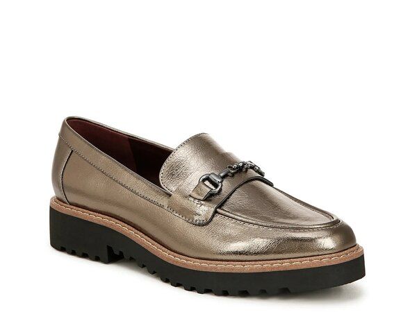 フランコサルト レディース シューズ スリッポン・ローファー Franco Sarto Colette Loafer Pewter Metallic ピューター