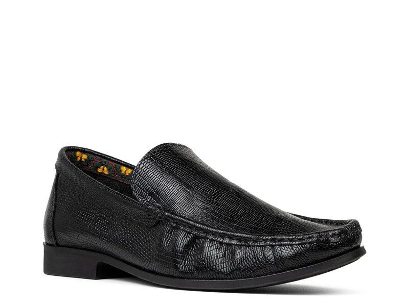 ドナルドプリネール メンズ シューズ スリッポン・ローファー Donald Plinereuben Loafer Black Leather ブラック