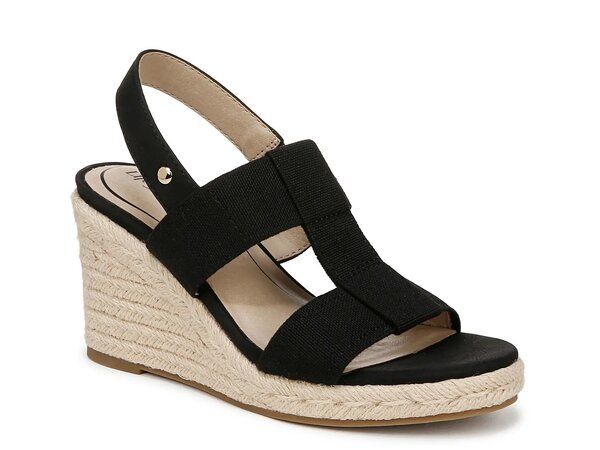 ライフストライド レディース シューズ サンダル トール LifeStride Tallulah Espadrille Wedge Sandal Black ブラック