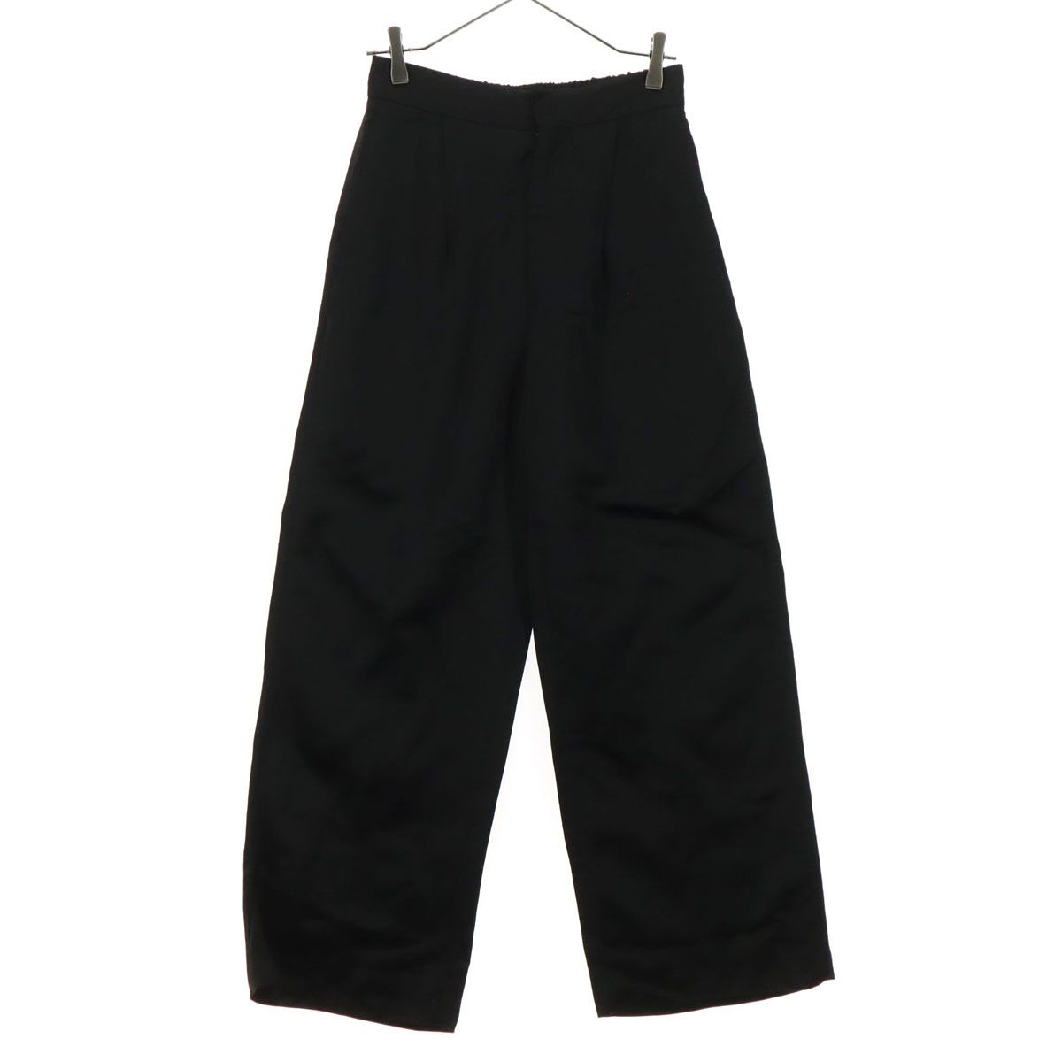 BLAMINK ブラミンク 日本製 ロングパンツ 36 ブラック レディース 古着