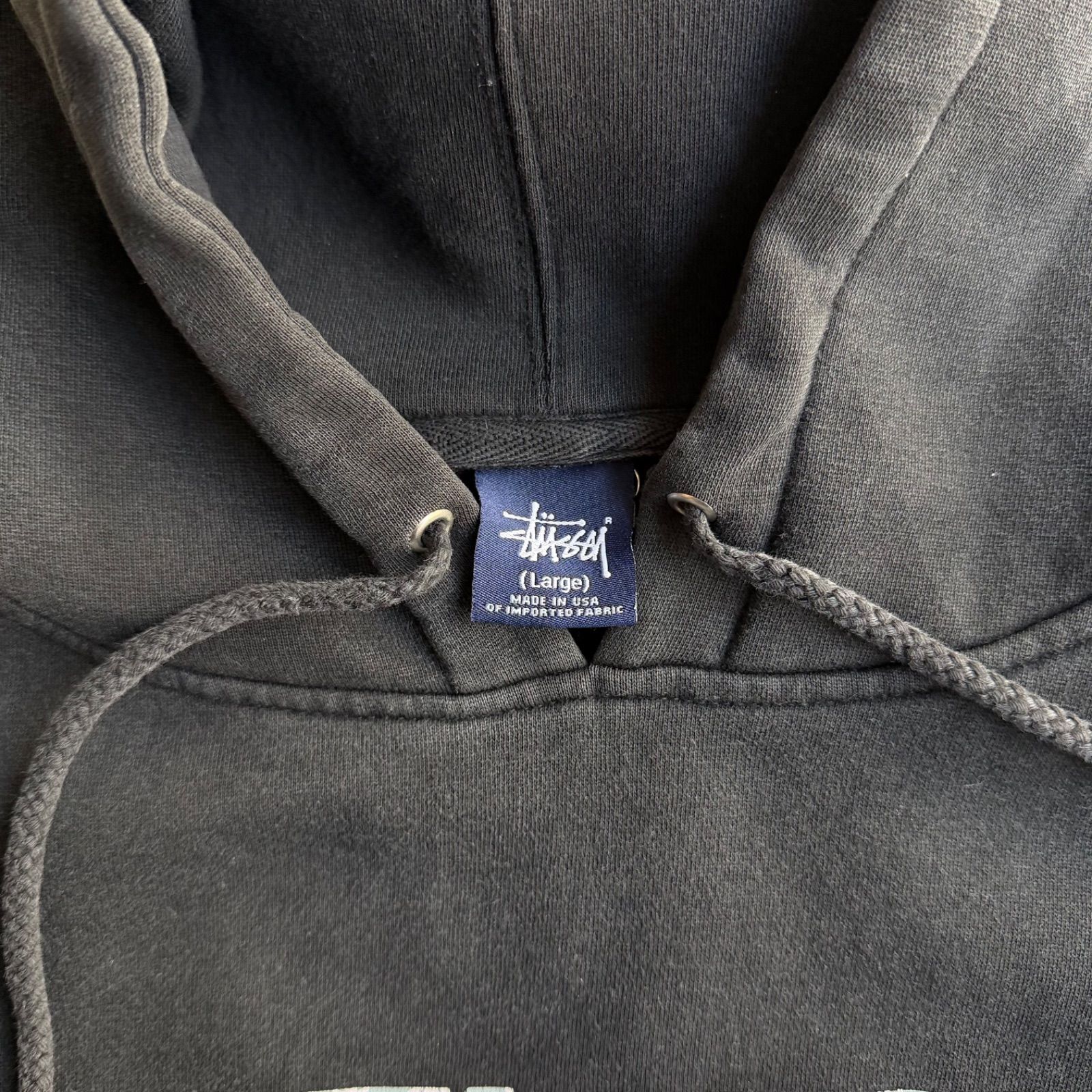 STUSSY / 00's usa製 monogram N°4 hoodie size L ステューシー