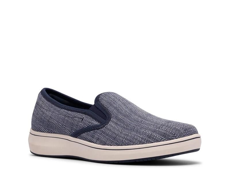 クラークス レディース シューズ スリッポン・ローファー Clarks Cloudsteppers Breezesky Zoe SlipOnavy ネイビー