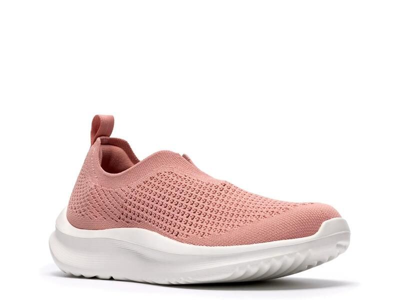 クラークス レディース シューズ スリッポン・ローファー スニーカー ニット Clarksolevana Knit SlipOn Sneaker Dusty Pink ピンク