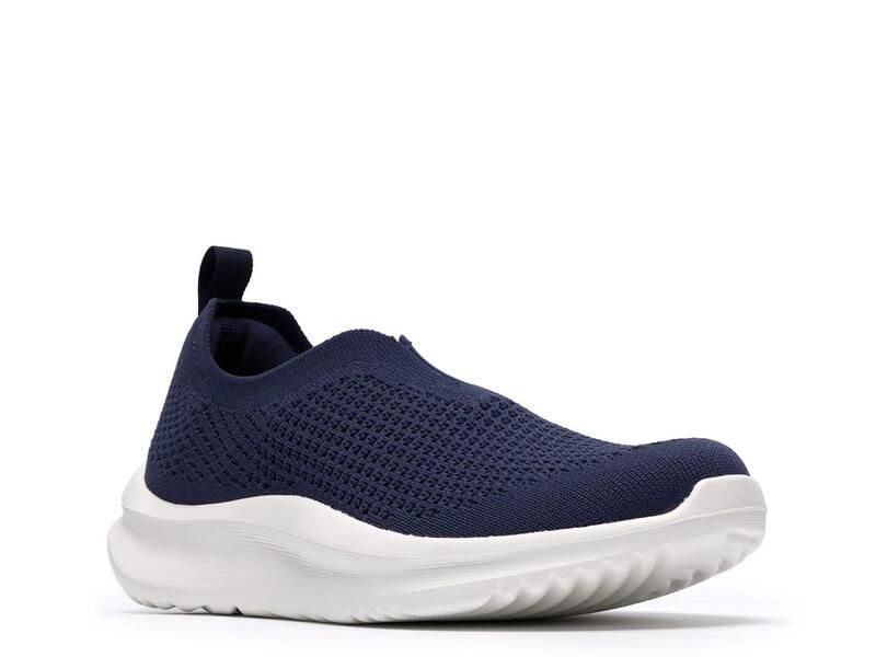 クラークス レディース シューズ スリッポン・ローファー スニーカー ニット Clarksolevana Knit SlipOn Sneaker Navy ネイビー