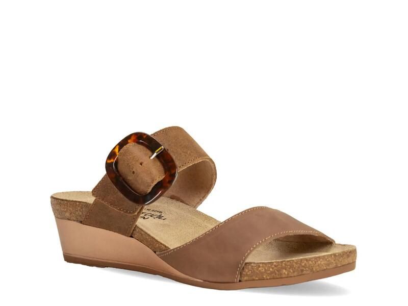 ナオト レディース シューズ サンダル Naot Kingdom Wedge Sandalight Brownubuck ブラウン
