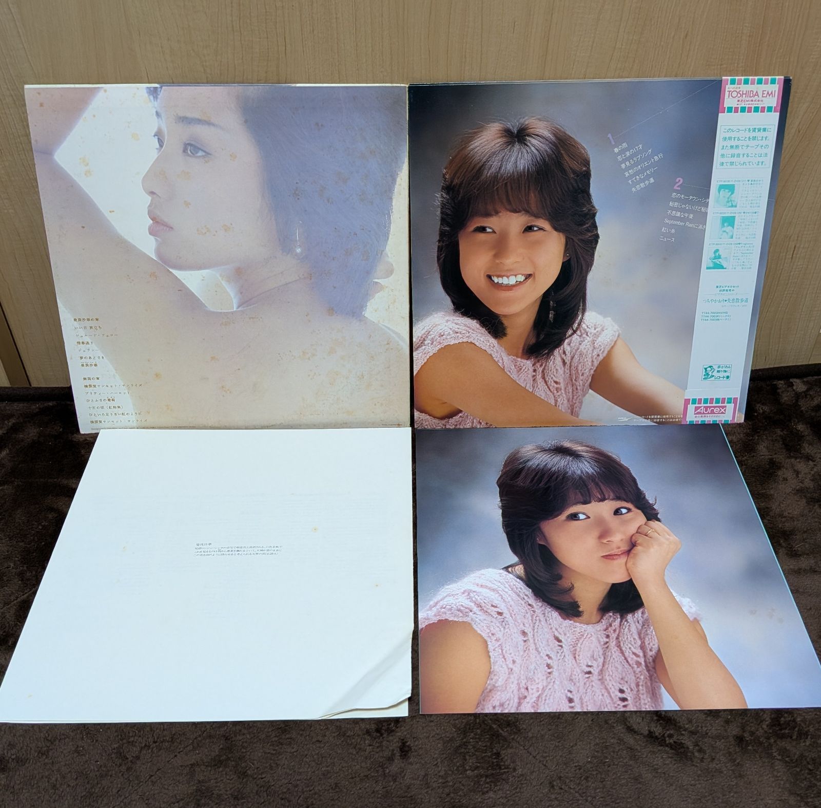 邦楽女性アイドルLPレコード9枚セット／山口百恵、桜田淳子、松田聖子