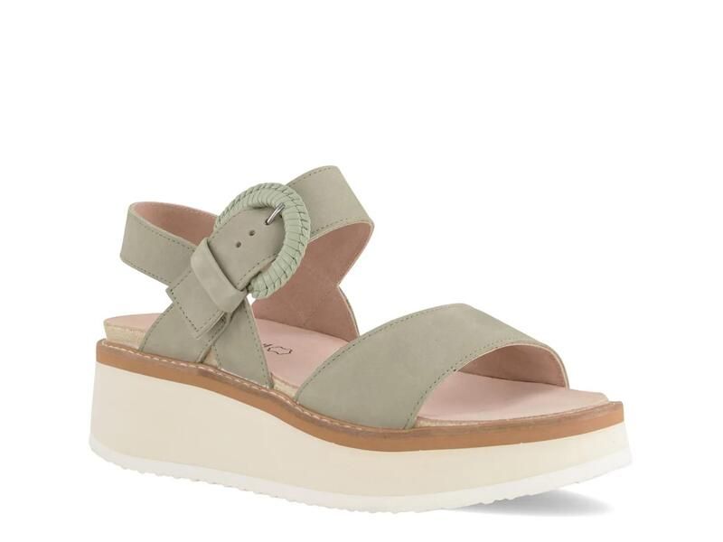 ナオト レディース シューズ サンダル クレープ Naot Crepe Wedge Sandal Sage Nubuck セージ
