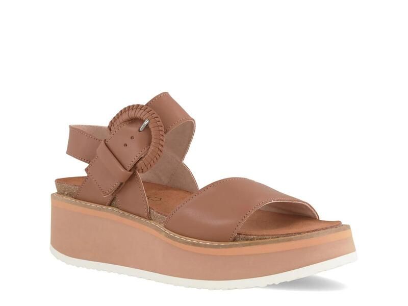 ナオト レディース シューズ サンダル クレープ Naot Crepe Wedge Sandal Carameleather