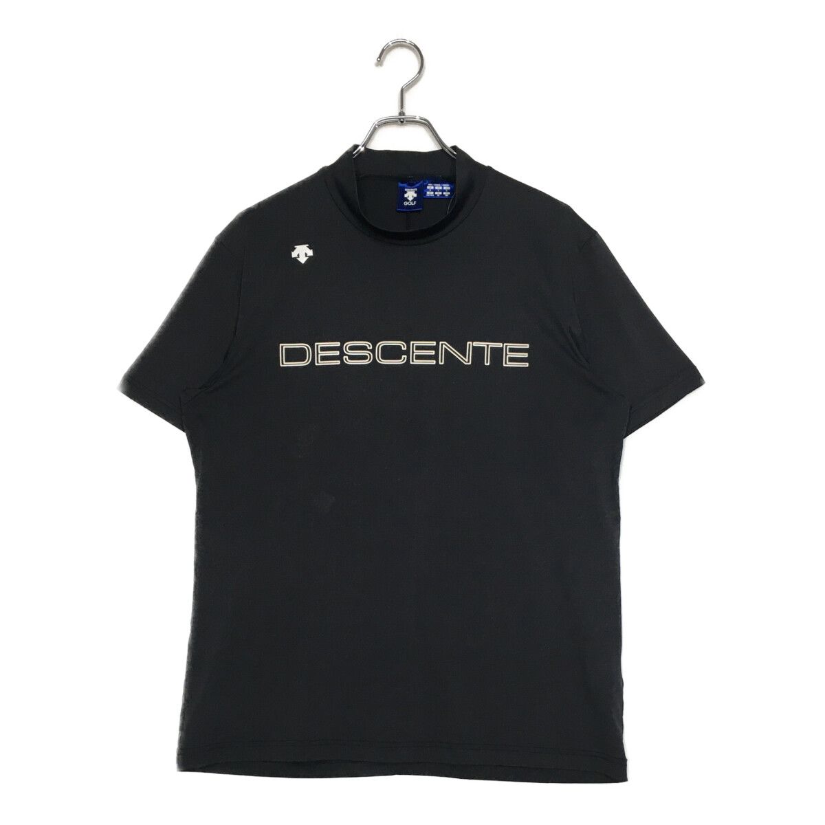 中古 メンズ デサントゴルフ DESCENTE GOLF 半袖シャツ O 黒 ブラック